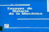 Ensayos de Historia de La Mecánica - C. Truesdell