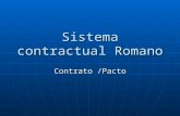 Sistema Contractual Romano