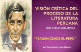 Visión Crítica Del Proceso de La Literatura Peruana