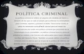 Política Criminal