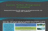 Curso-Taller Programa CropWat
