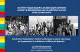 Condiciones Académicas e Institucionales  para asegurar la Inclusión en la educación Superior Latinoamericana