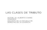 LAS CLASES DE TRIBUTO.ppt