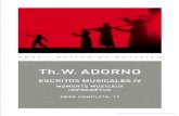 Adorno Theodor W - Estudios Musicales IV (Akal)