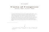 V.i. lenin Carta Al Congreso