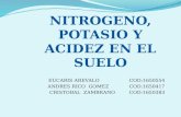 Nitrogeno Potasio y Acidez