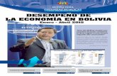 Desempeño de la Economía Boliviana Enero -  Abril 2015