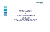 Operación y Mtto a Transformadores WEG