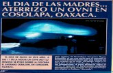 El Dia de Las Madres... Aterrizo Un Ovni en Cosolapa, Oazaca. R-080 Nº033 - Reporte Ovni