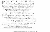 Gramáticas - 1587 - Benito Ruiz - Declaración de Las Bozes i Pronunçiaçiones Que Ái en Nuestra Lengua Castellana