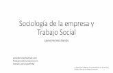 Presentación Sociología de La Empresa y Trabajo Social