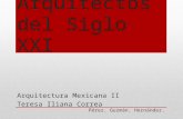 Arquitectos Mexicanos del Siglo XXI