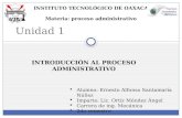 Unidad 1 Introducción Al Proceso Administrativo
