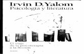 Psicología y Literatura. Yalom