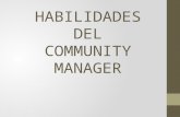 habilidades del community manager- UCV 2015