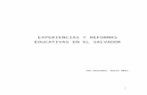 Reformas Educativas de El Salvador