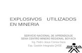 Explosivos Usados en La Minería
