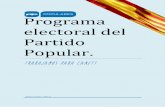 Programa Electoral PP Canet Castellano