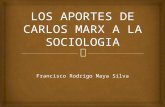 Los Aportes de Carlos Marx a La Sociologia