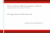 Programa Electoral Municipais 2015