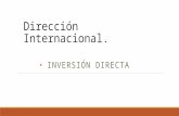 Inversion Directa