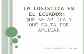La Logística en El Ecuador (1)