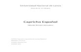 Analisis Capricho español R. Korsakov