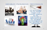 Variables Pscologicas Individuales