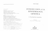 Introducción a la Epistemología Genética -  Tomo I - Cap. 1