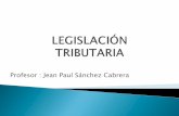 Legislación Tributaria