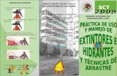 TRIPTICO-Practicas de Uso y Manejo de Extintores e Hidrantes y Tecnicas de Arrastre 2009