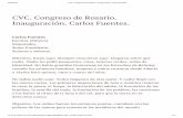 CVC. Congreso de Rosario...Ración. Carlos Fuentes