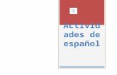 Actividades de Español
