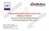 PbR y Las Entidades Federativas en México