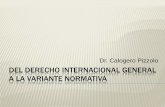 Del Derecho Internacional General a La Variante Normativa - Dr. Calogero Pizzolo (1)