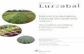 Agricultura ecologica - cultivos y ensayos