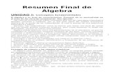 Resumen Final de Algebra UNLPam