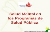 Salud Mental en Programas de Salud Publica Municipios