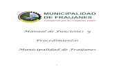 Manual Municipal de Funciones y Procedimientos
