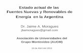 Fuentes Renovables de Energía en La Argentina