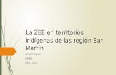 La ZEE en territorios indígenas de la región San Martín