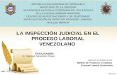 La Inspeccion Judicial en El Derecho Procesal Laboral