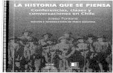 Josep Fontana- La Historia Que Se Piensa. Conferencias Clases y Conversaciones de Josep Fontana en Chile