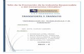 Informe Nro i Transporte y Transito