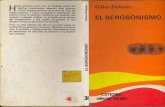 DELEUZE, Gilles (1966) - El bergsonismo (Cátedra, Madrid, 1987)