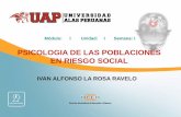 Psicología Humana Psicologia Poblaciones Riesgo Social Unidad i Sem01