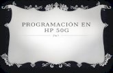 Programacion HP 50 G - Sesion 02 - Menu PRG