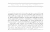 Buffon Discurso Sobre El Estilo - 1753