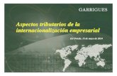 Aspectos Tributarios en La Imposición Indirecta de La Internacionalización Empresarial