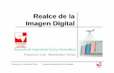 Realce de La Imagen Digital